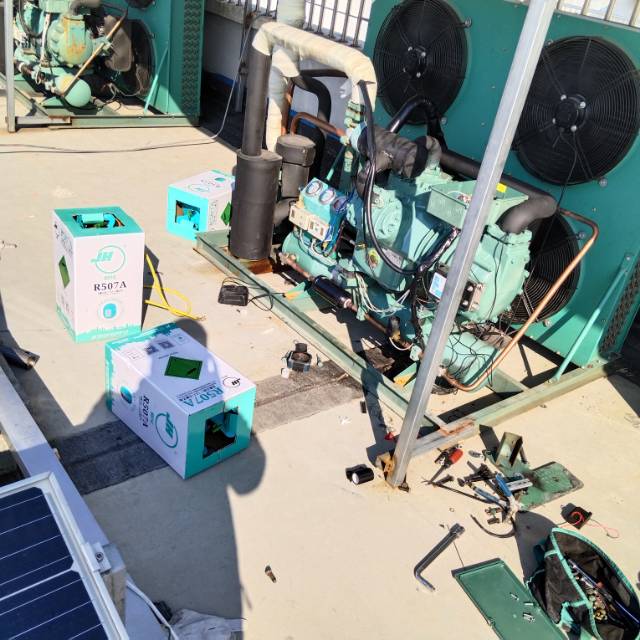 A冷库 空调  制冷售后服务服务案例