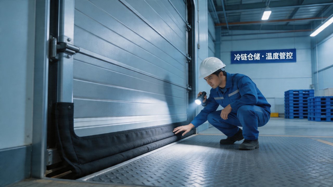 冷库门体密封检查