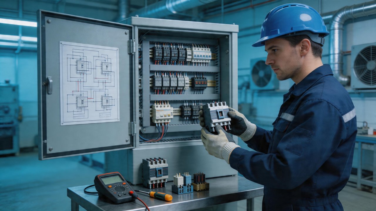 冷库接触器继电器检修