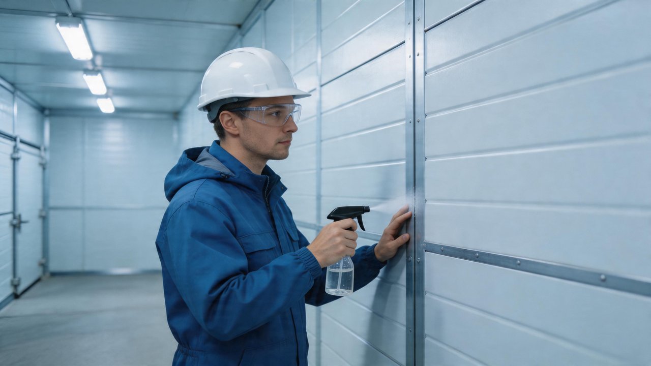 库板密封检测示意