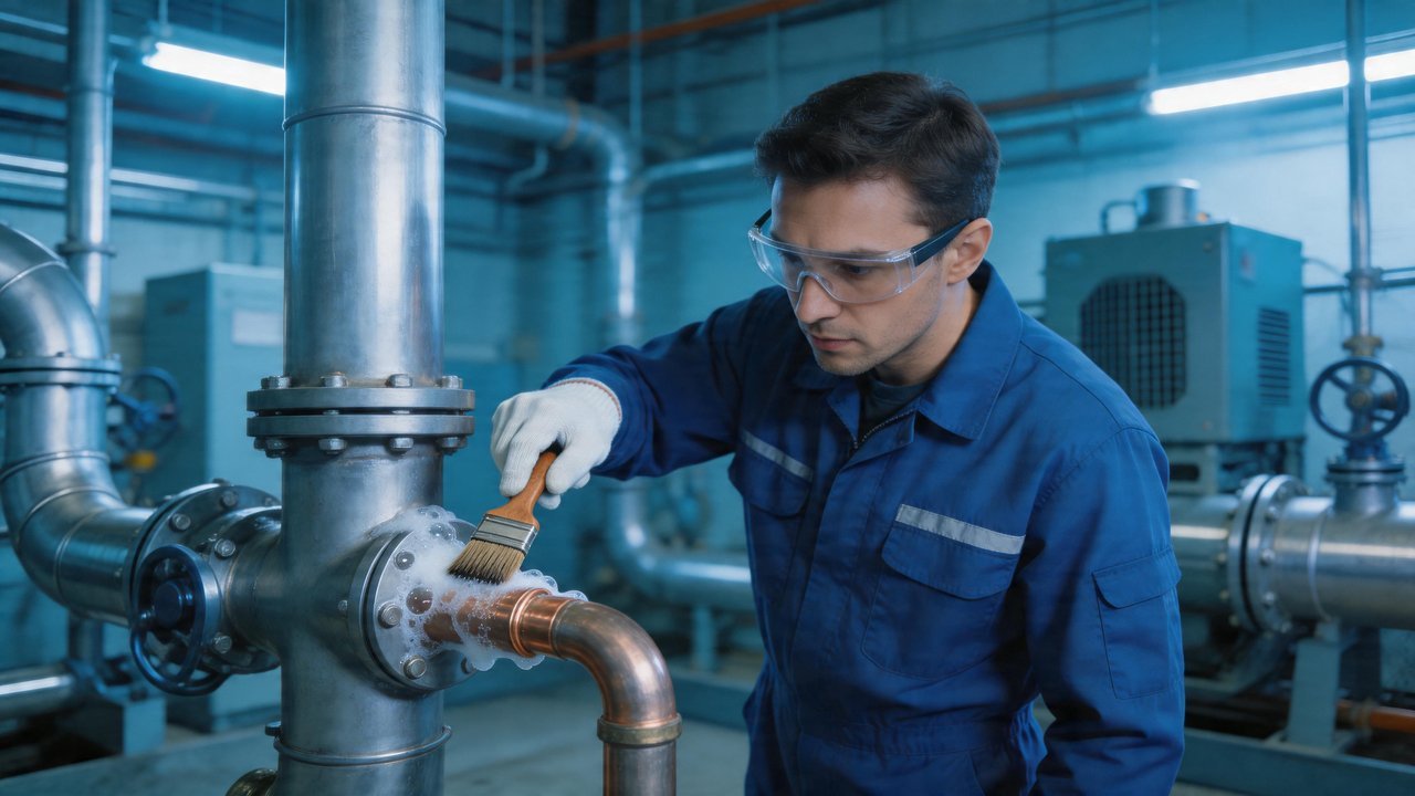 制冷剂漏氟检测