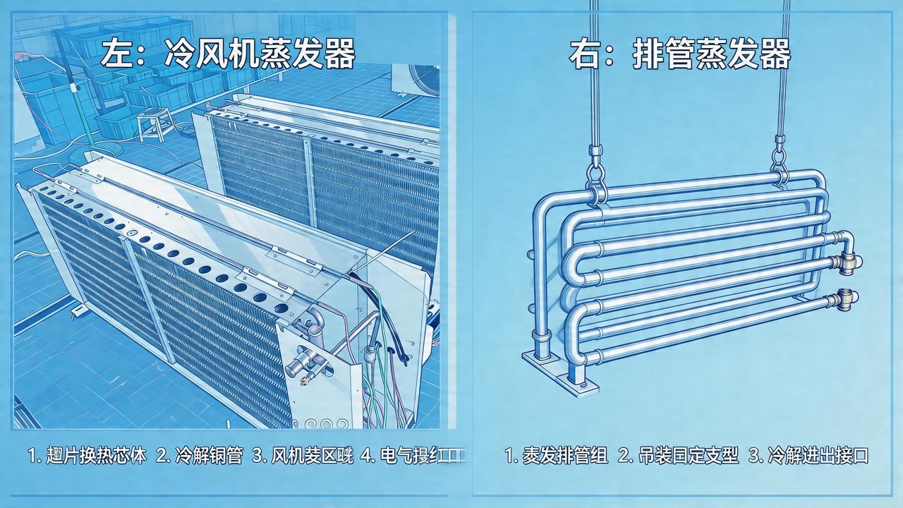 蒸发器选型示意