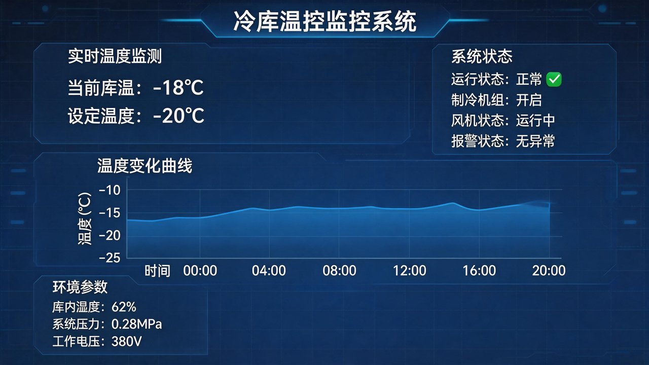 冷库温控系统监控面板