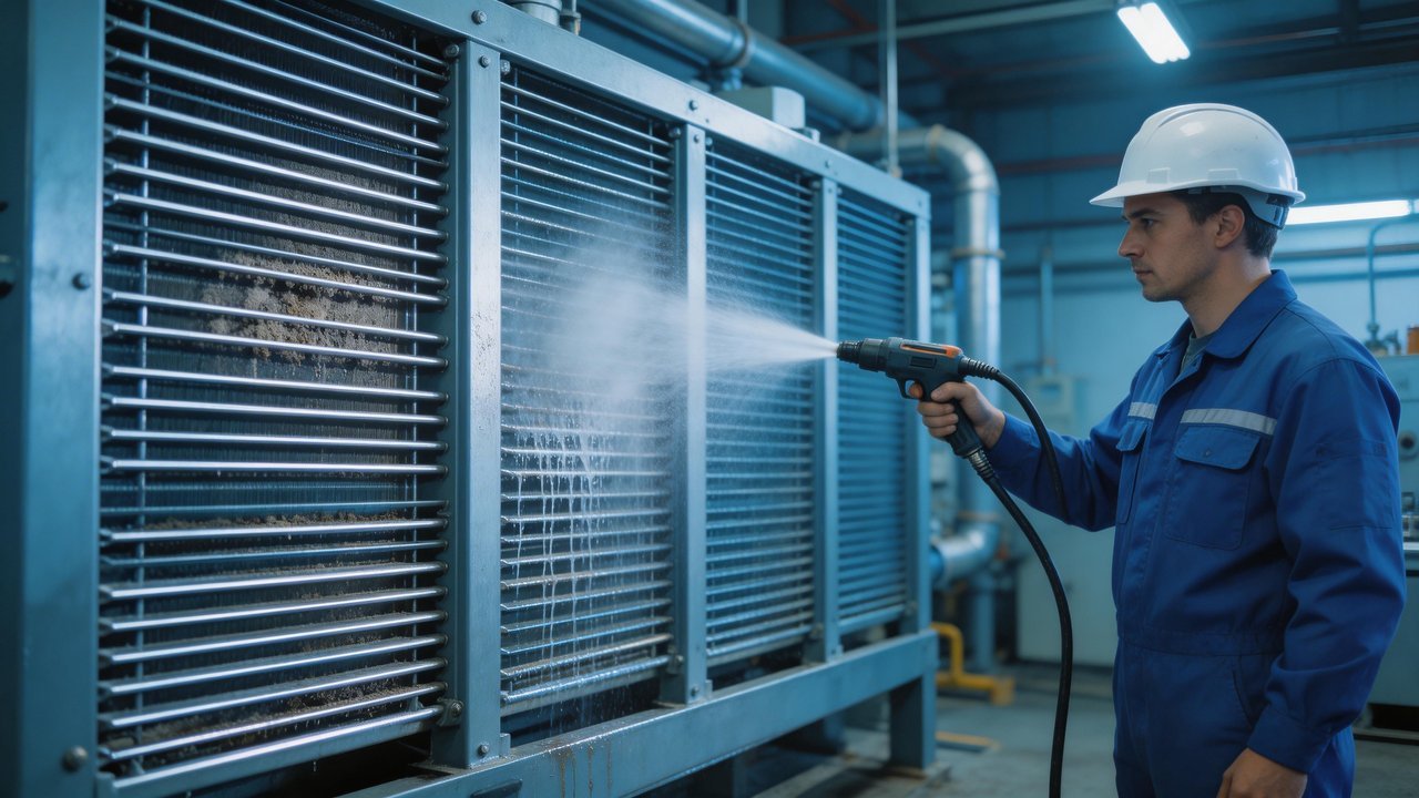 冷凝器翅片清洗维护