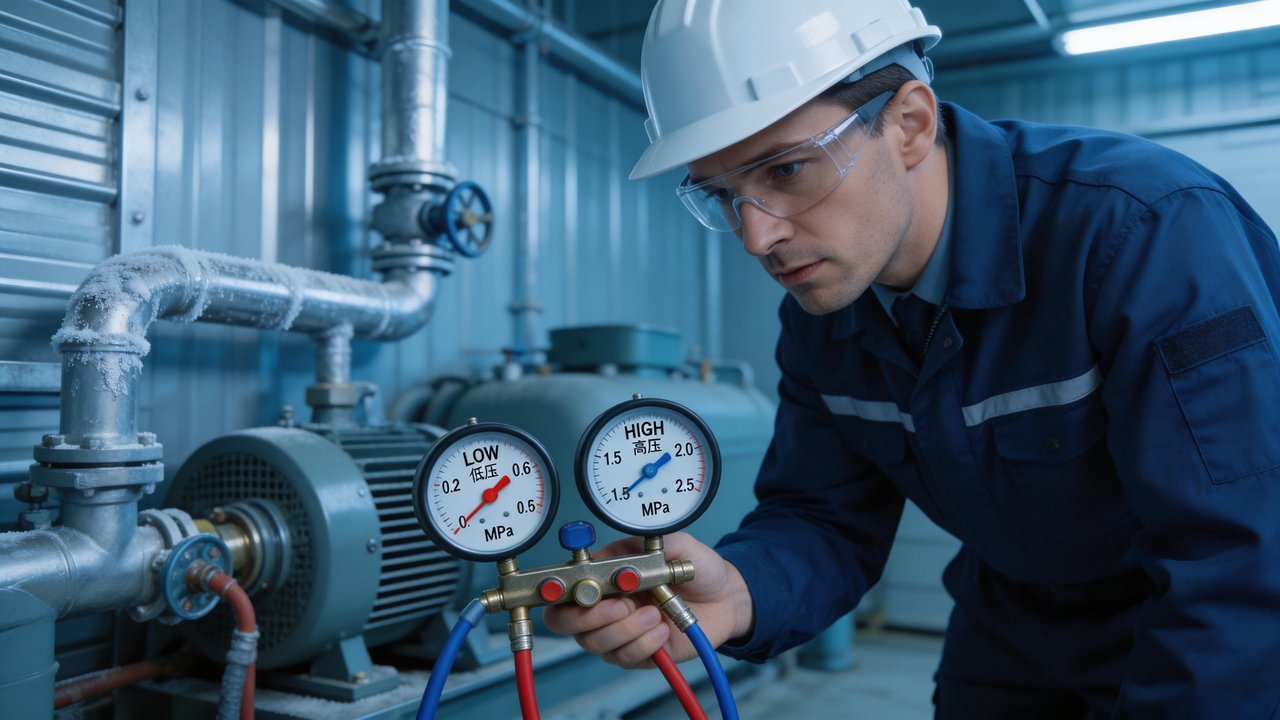 冷库压缩机检查场景