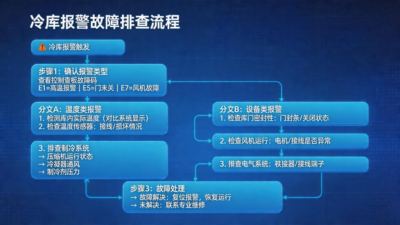 冷库运维排查流程