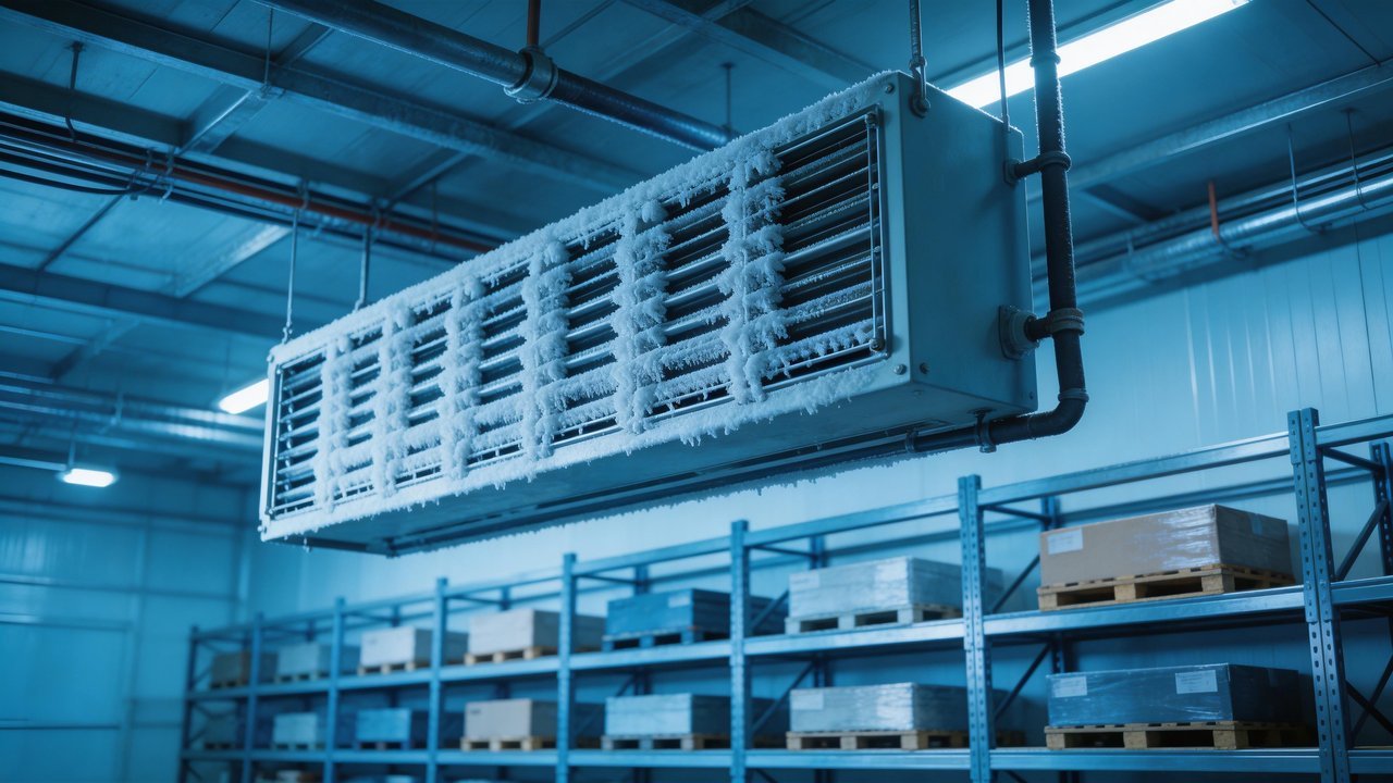 冷库蒸发器结霜场景