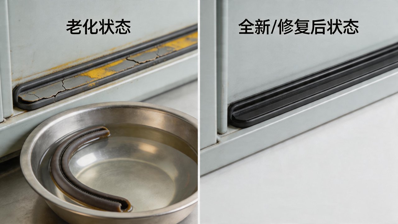 门封条老化变形