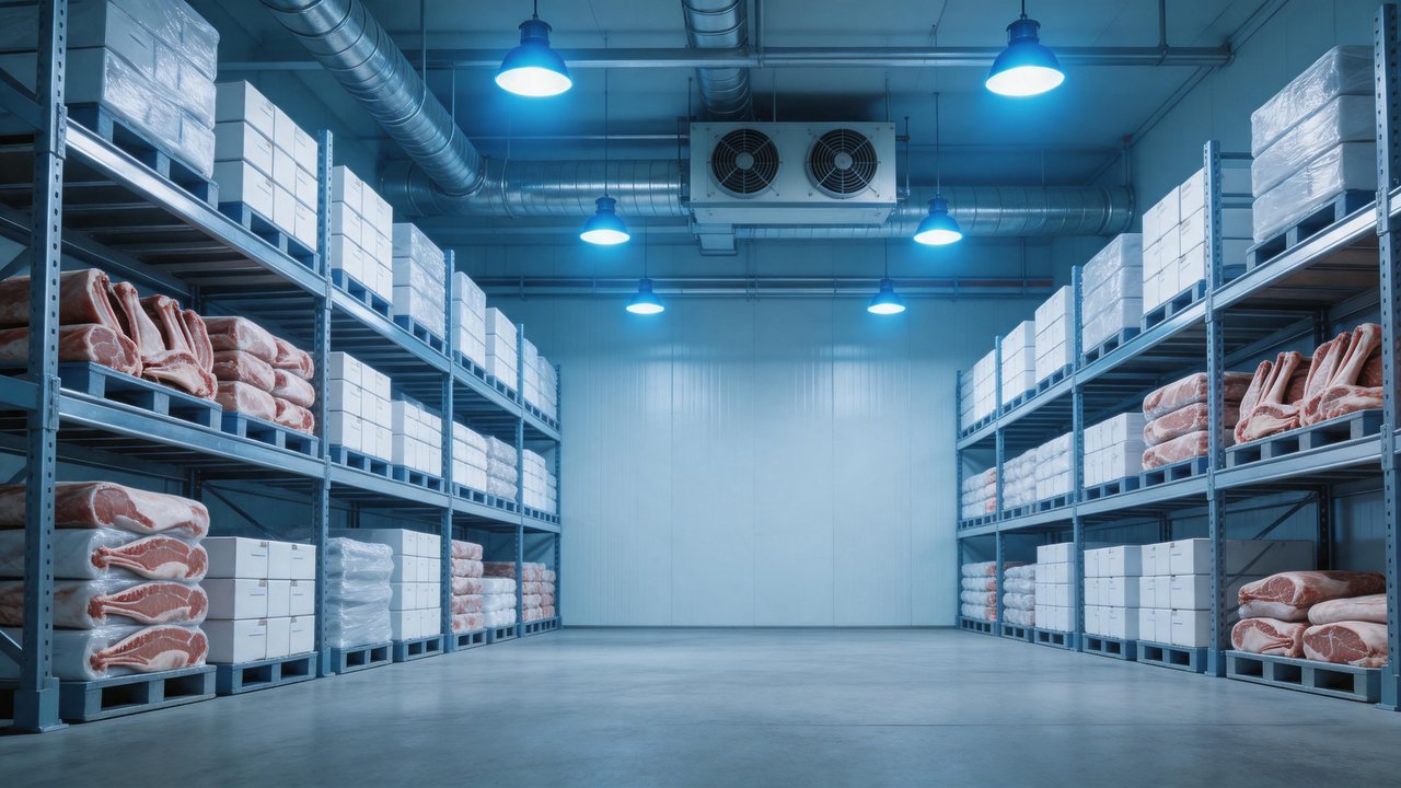 羊肉冷库实景