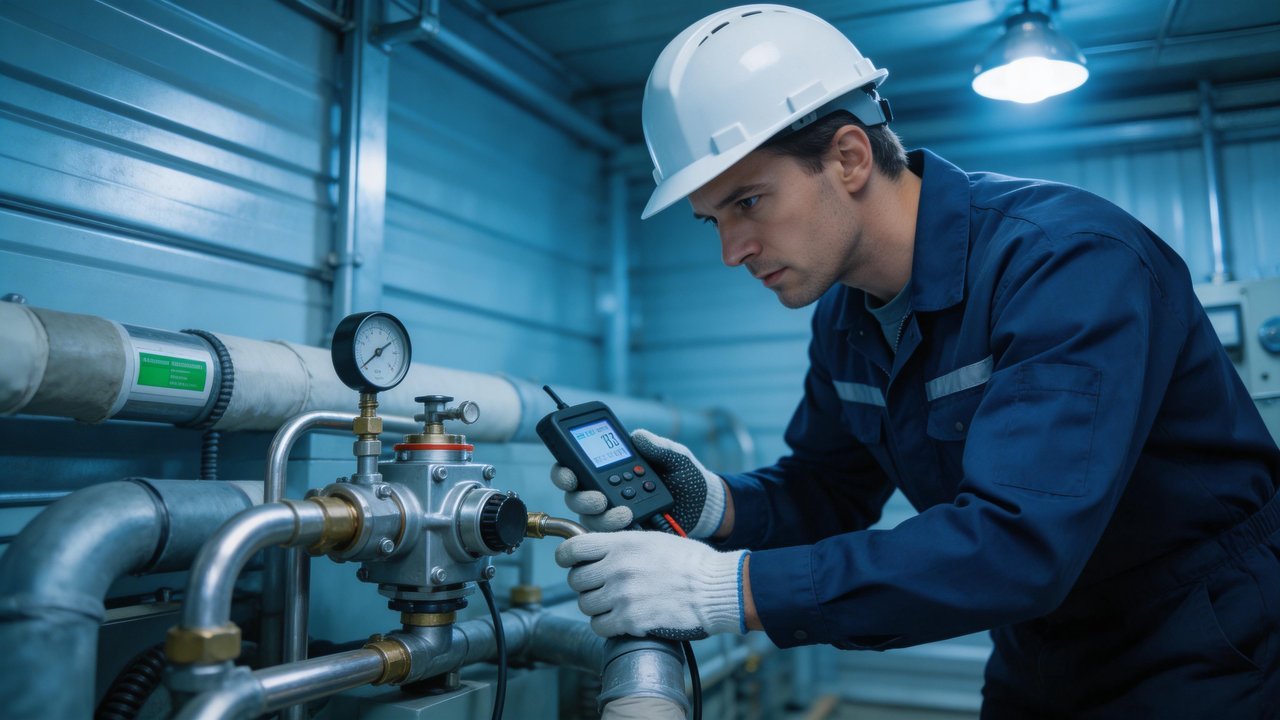 冷库膨胀阀维修场景