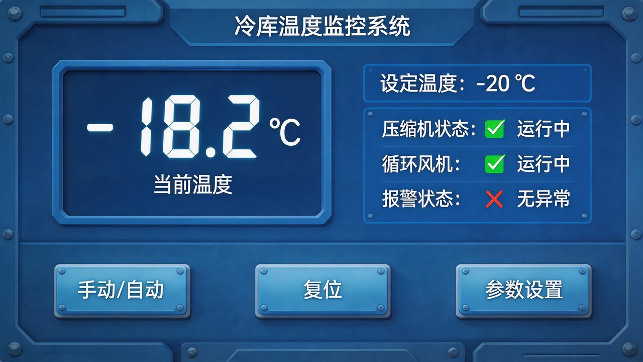 冷库温度监控显示屏