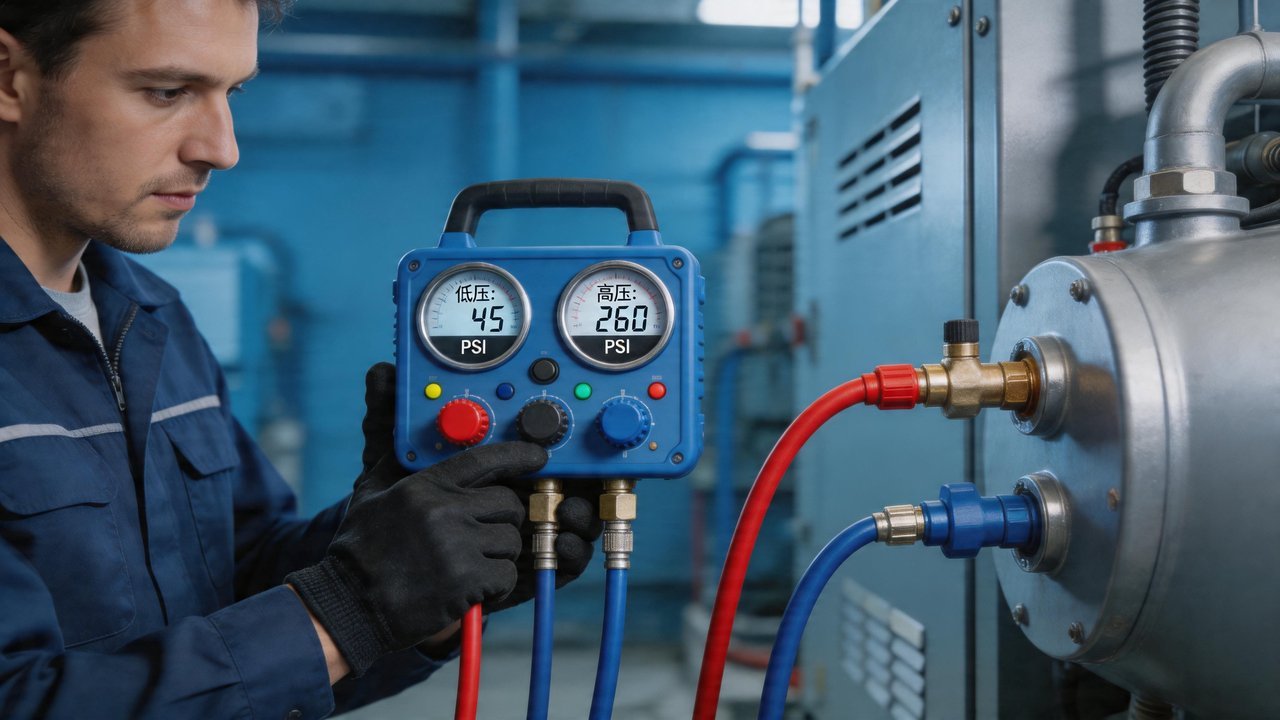 制冷系统压力检测