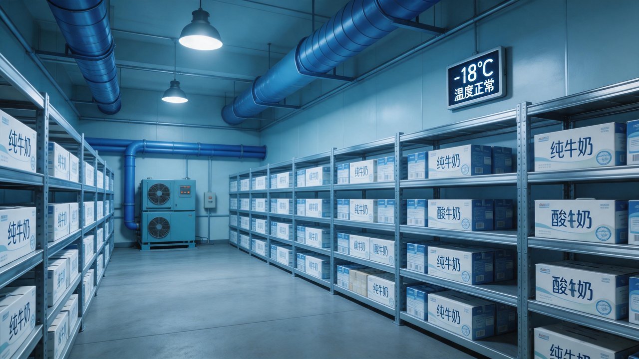 乳制品冷库内部