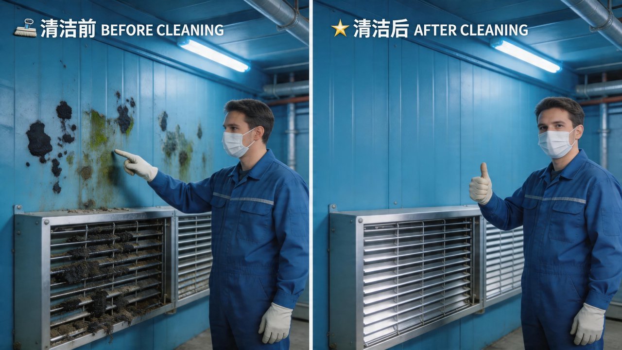 冷库霉菌问题示意图