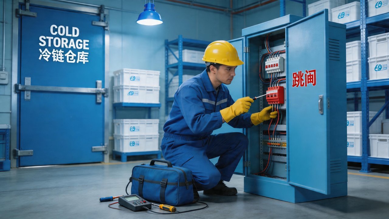 冷库配电箱检修场景