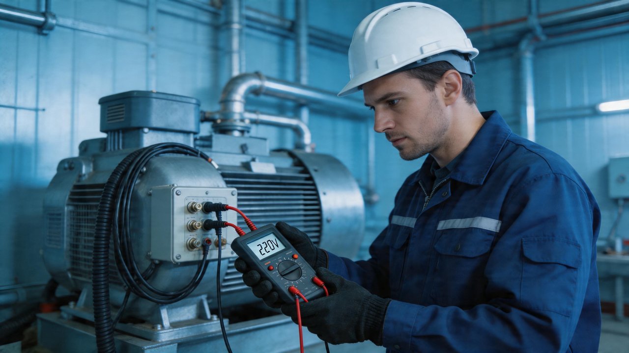 电气工程师测量电压