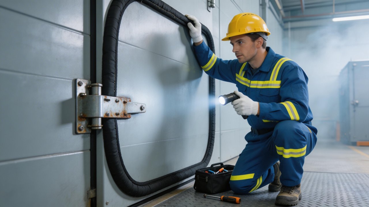 库门密封条检查