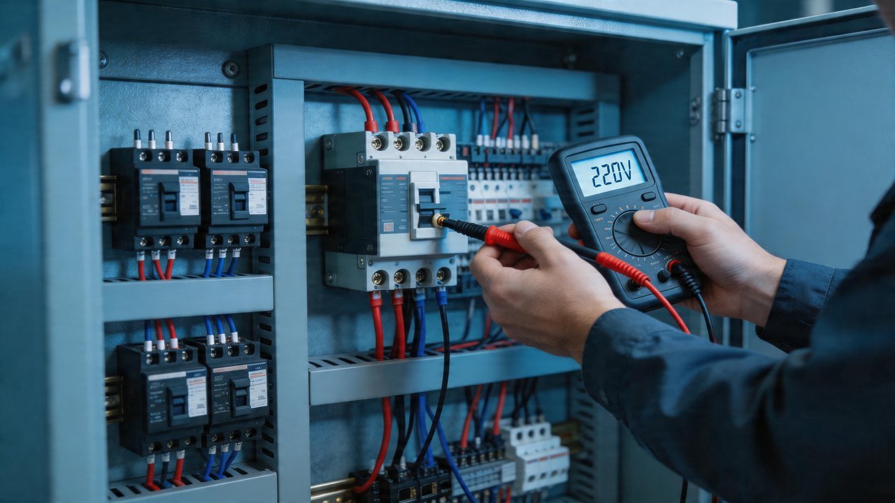 电控箱内部元器件检测