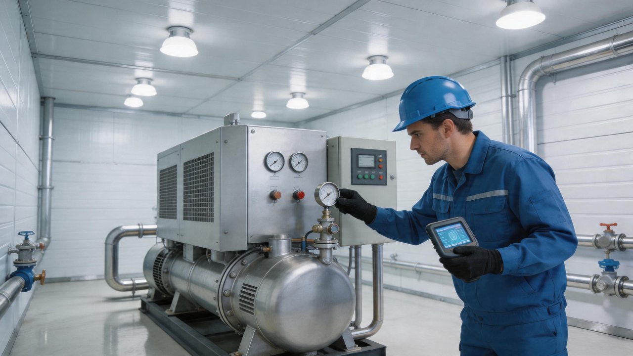 食品加工冷库检修场景