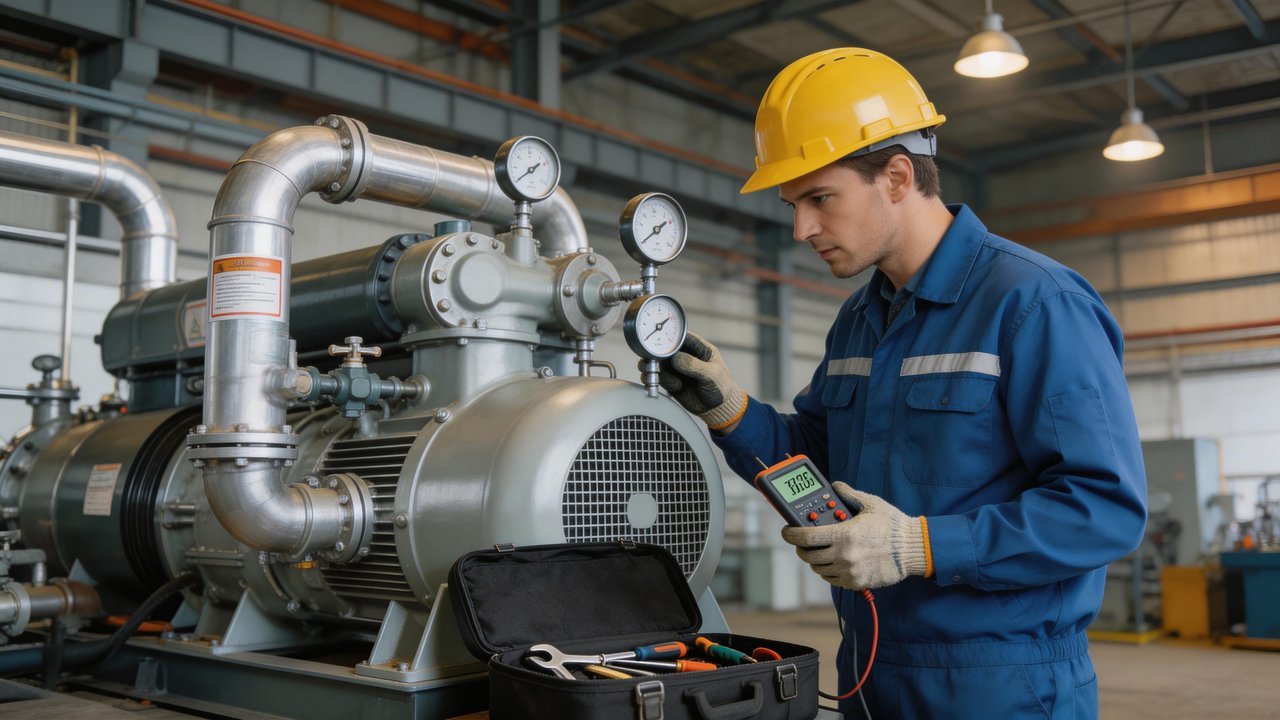 制冷压缩机检修