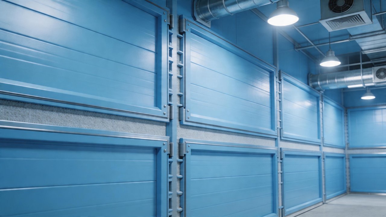 冷库库板拼接结构