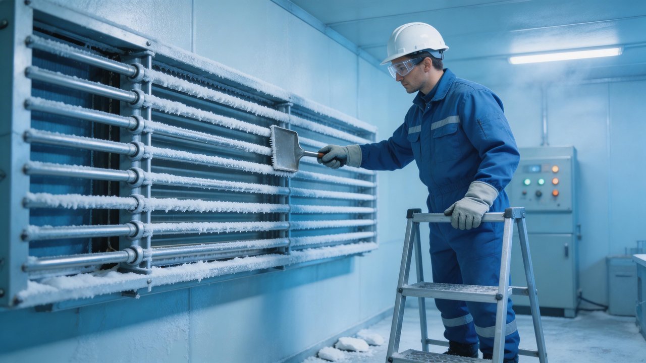 蒸发器除霜作业