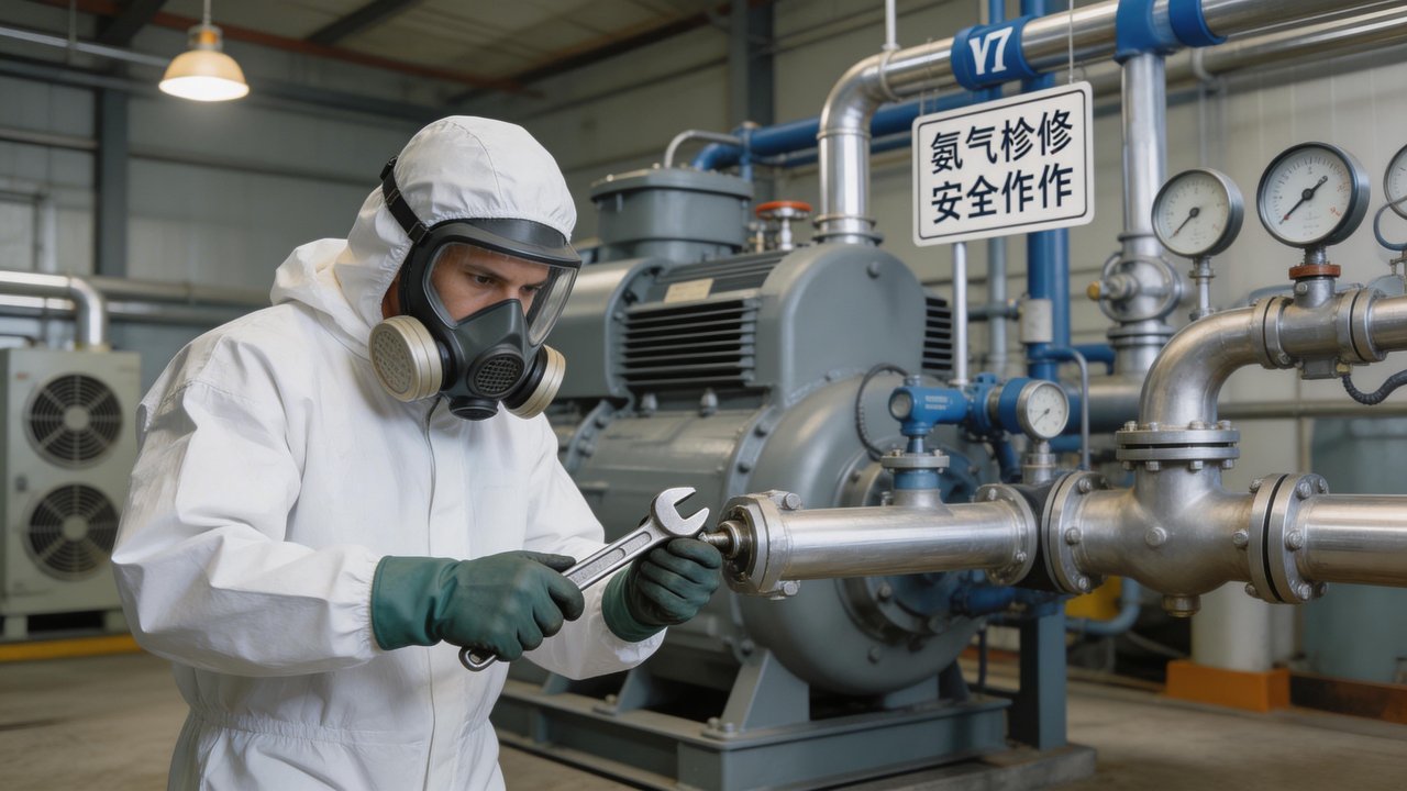 氨制冷系统检修防护