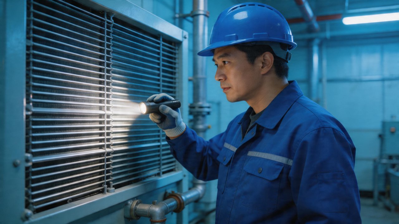 冷凝器维护检查