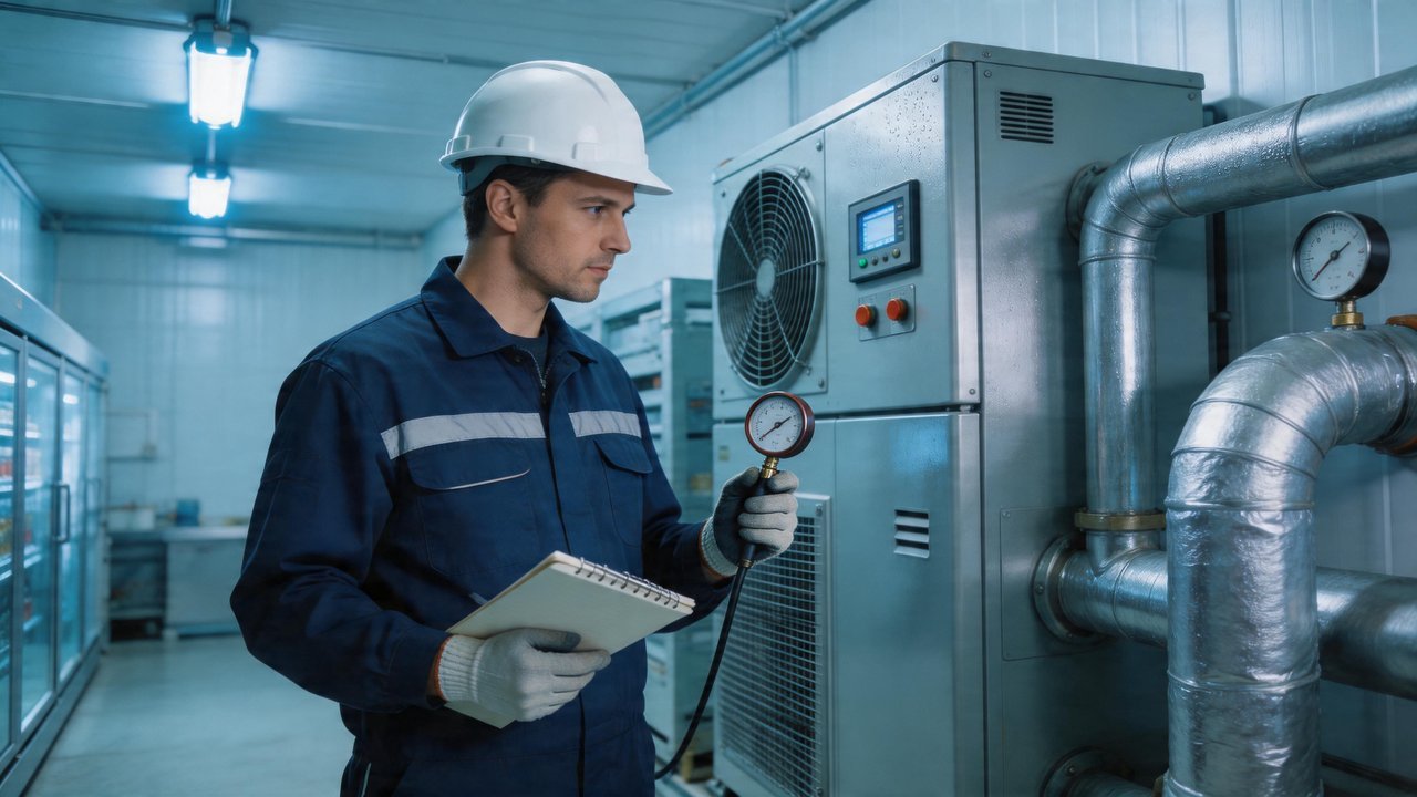 超市冷库维修场景