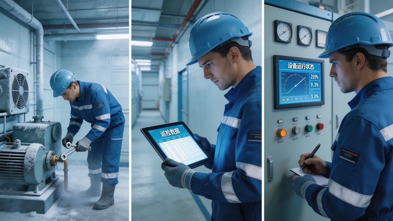 专业工程师团队：检修设备、记录数据、监控运行状态