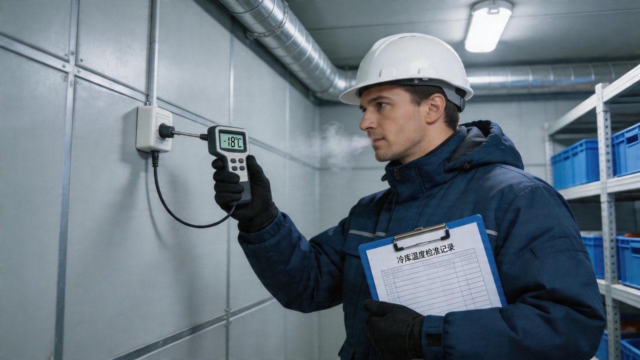 温度探头校准现场