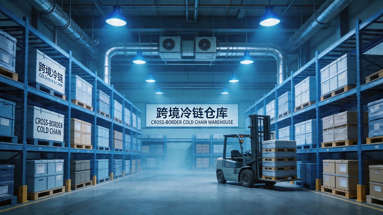 跨境冷链冷库封面