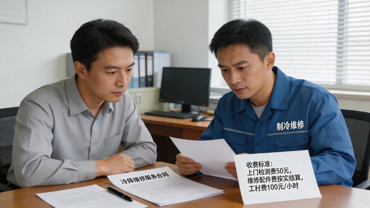 冷库维修服务合同签订