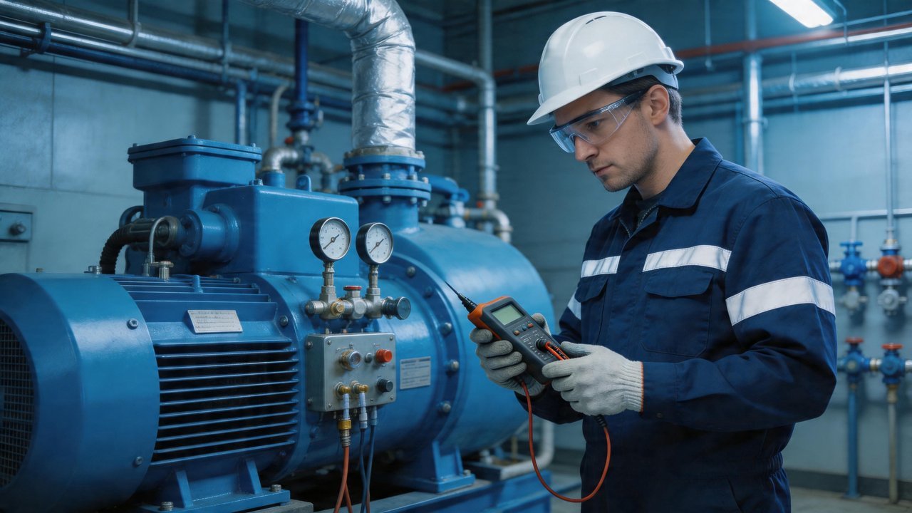 压缩机检修检查