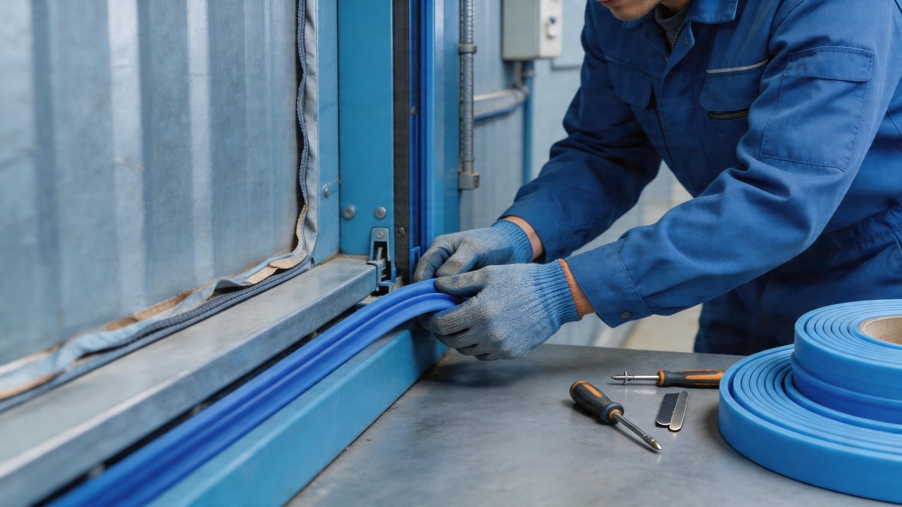 库门密封条更换