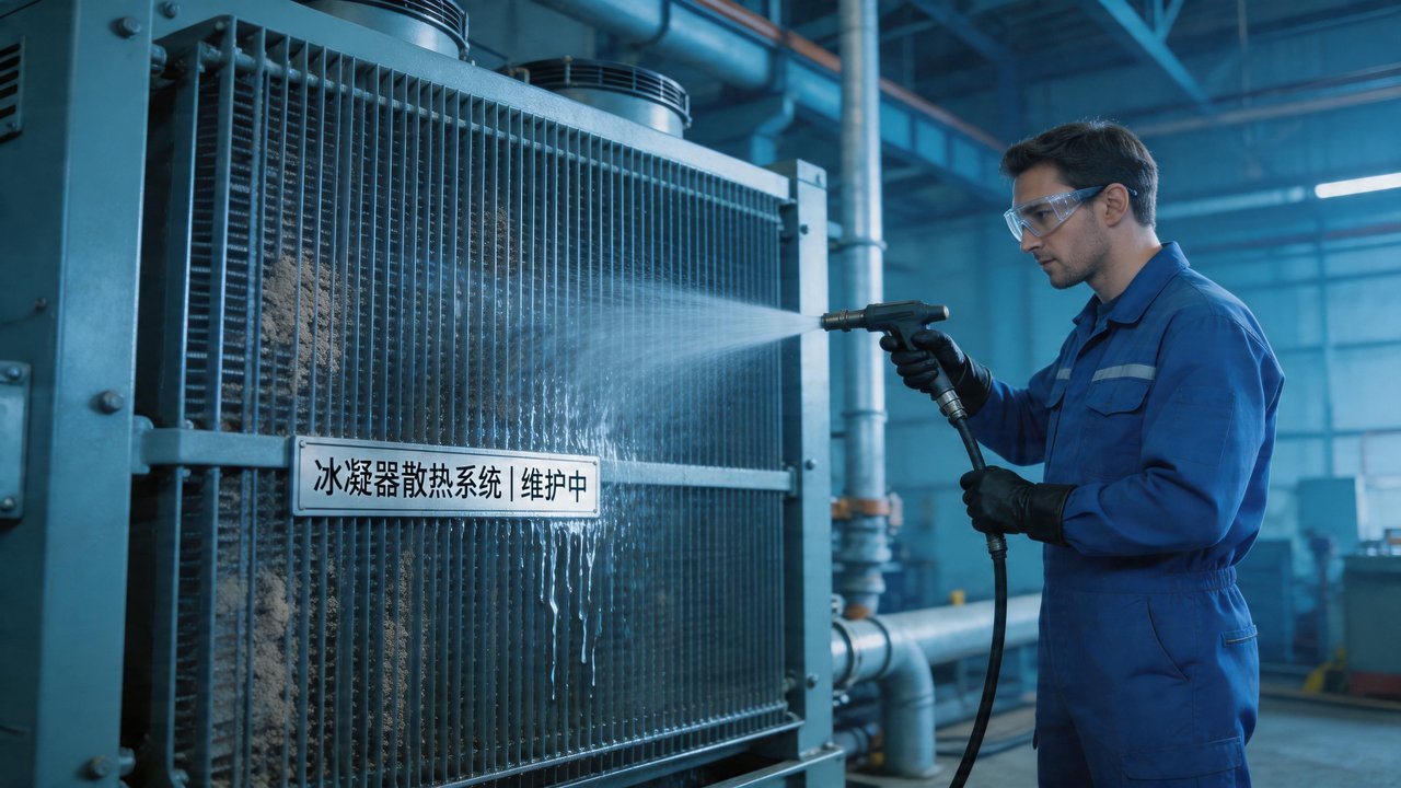 冷凝器维护检修
