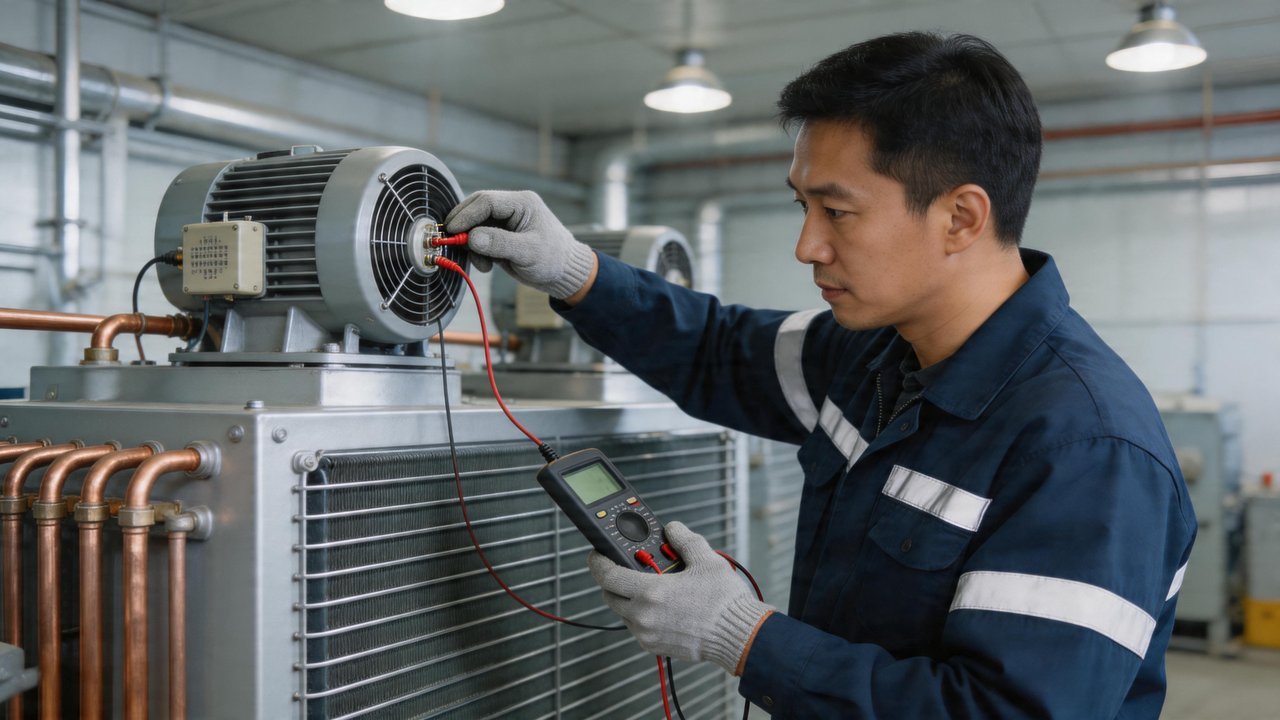 冷凝器电气检查维护