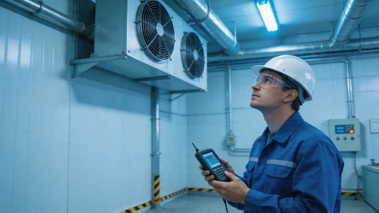 蒸发风机检修场景