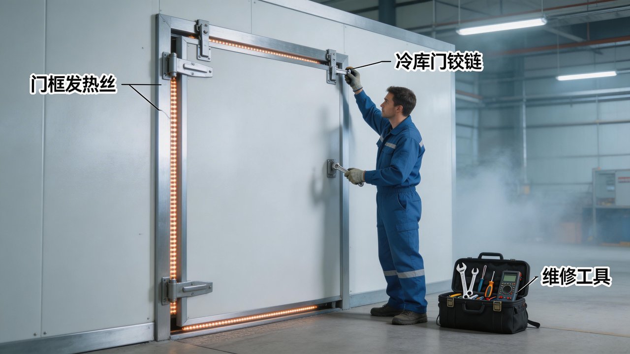 冷库门铰链保养