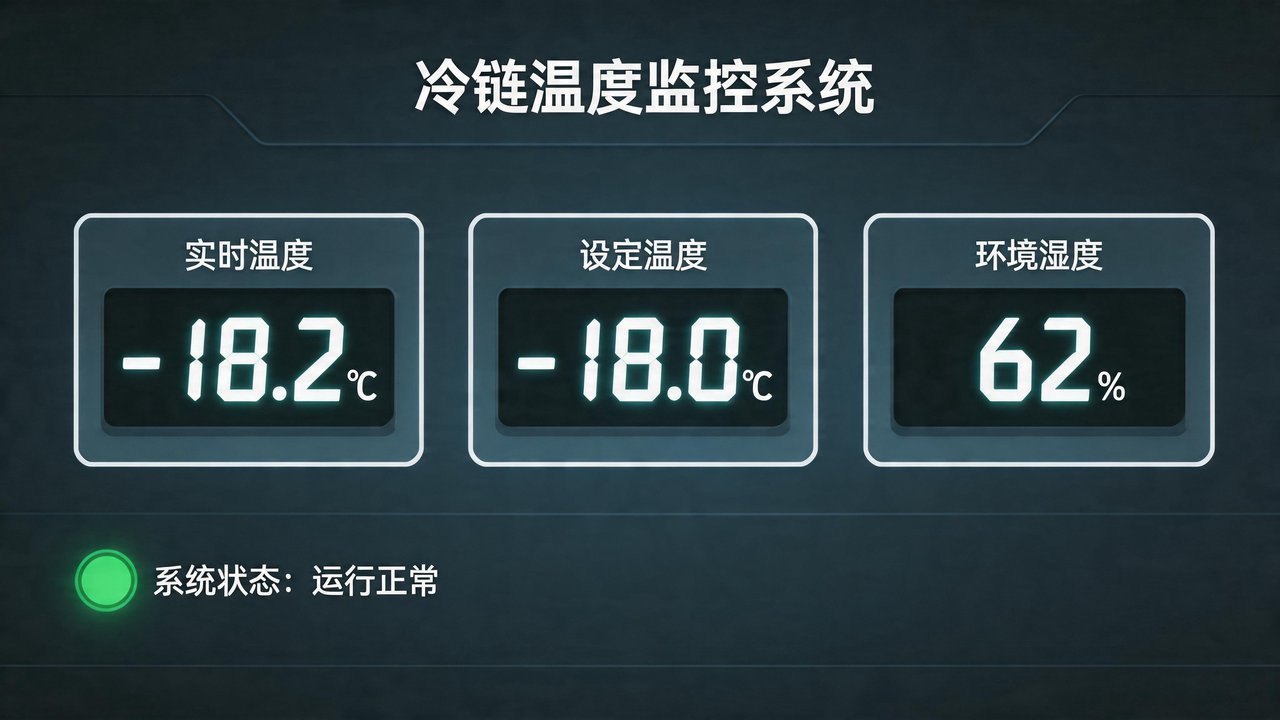 温度监控系统控制面板