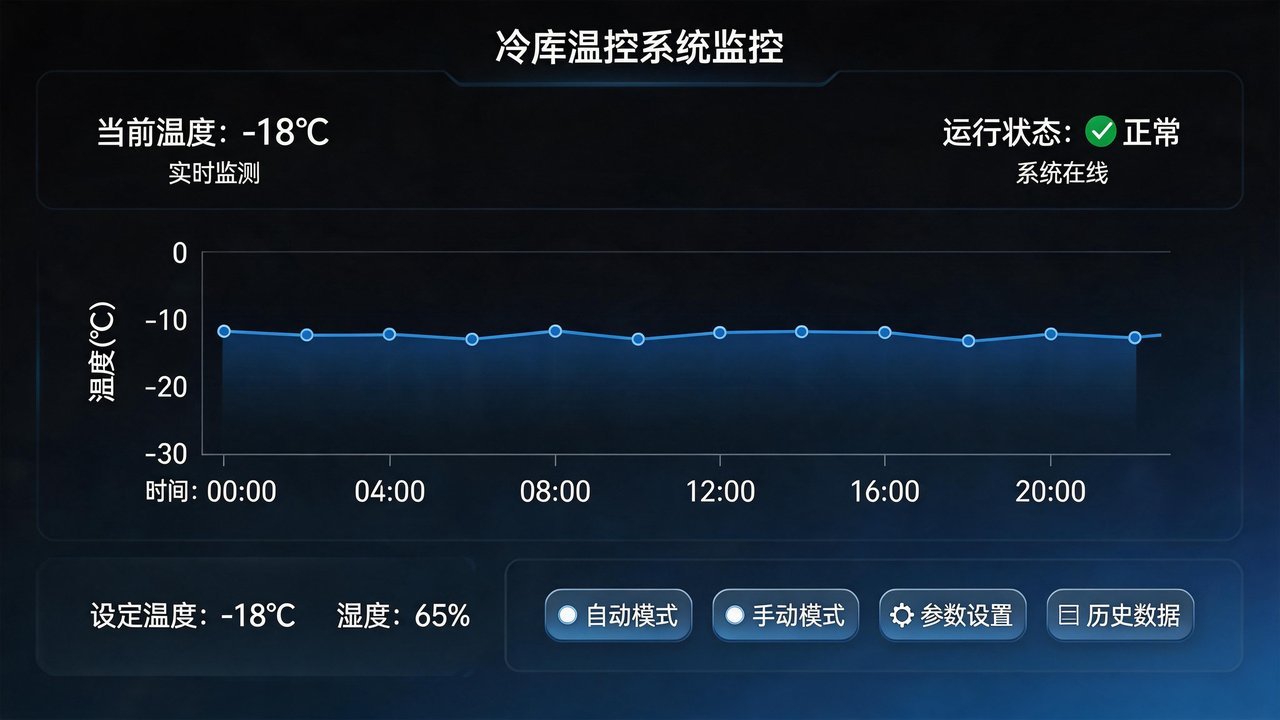 温控系统监控屏幕