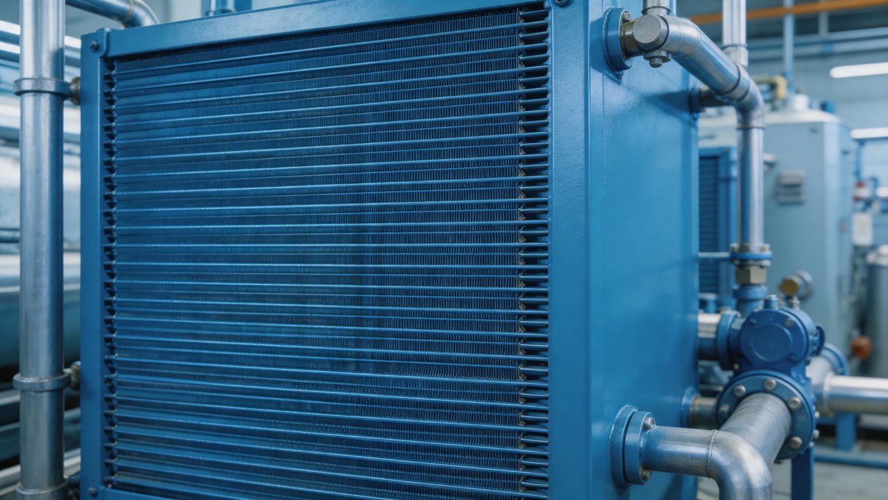 冷凝器散热翅片清洗维护