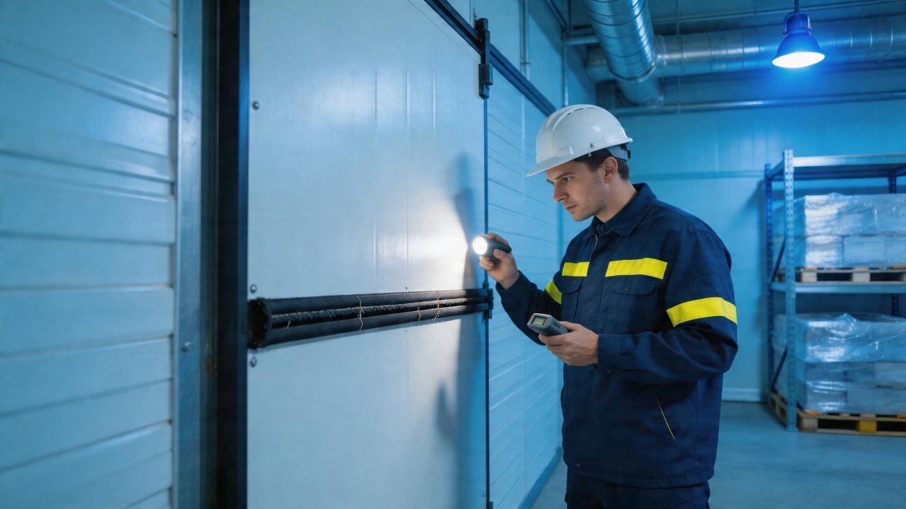 冷库门维修检查