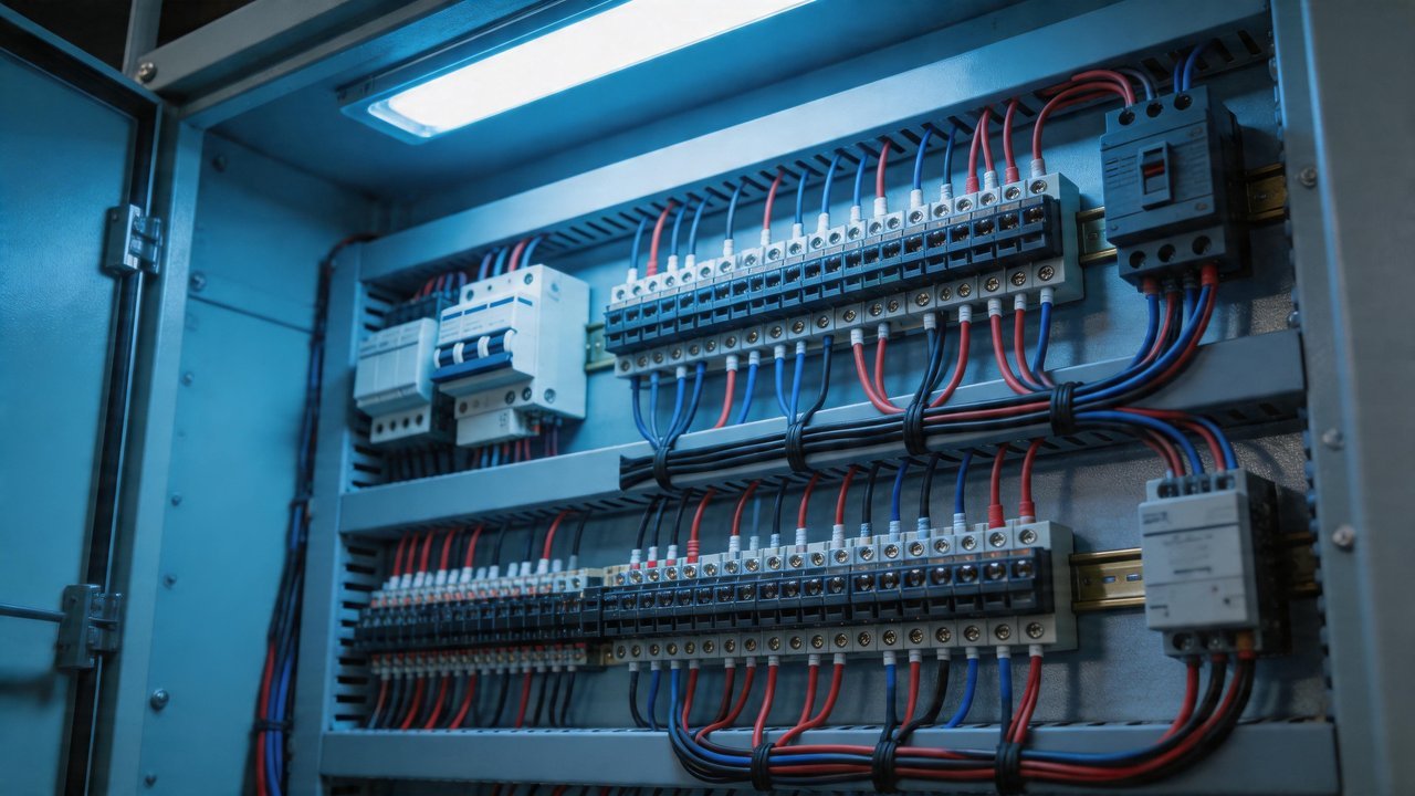 电气控制柜内部