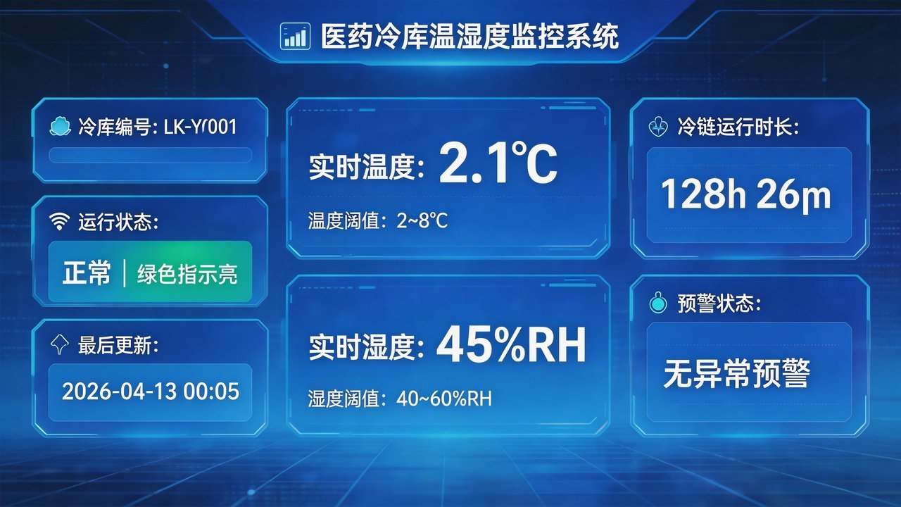 医药冷库温湿度监控