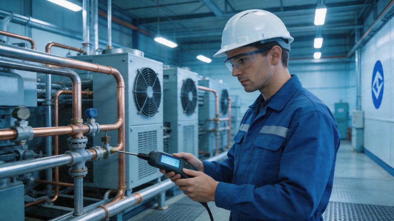 冷凝机组漏氟怎么办？老司机教你精准定位漏点