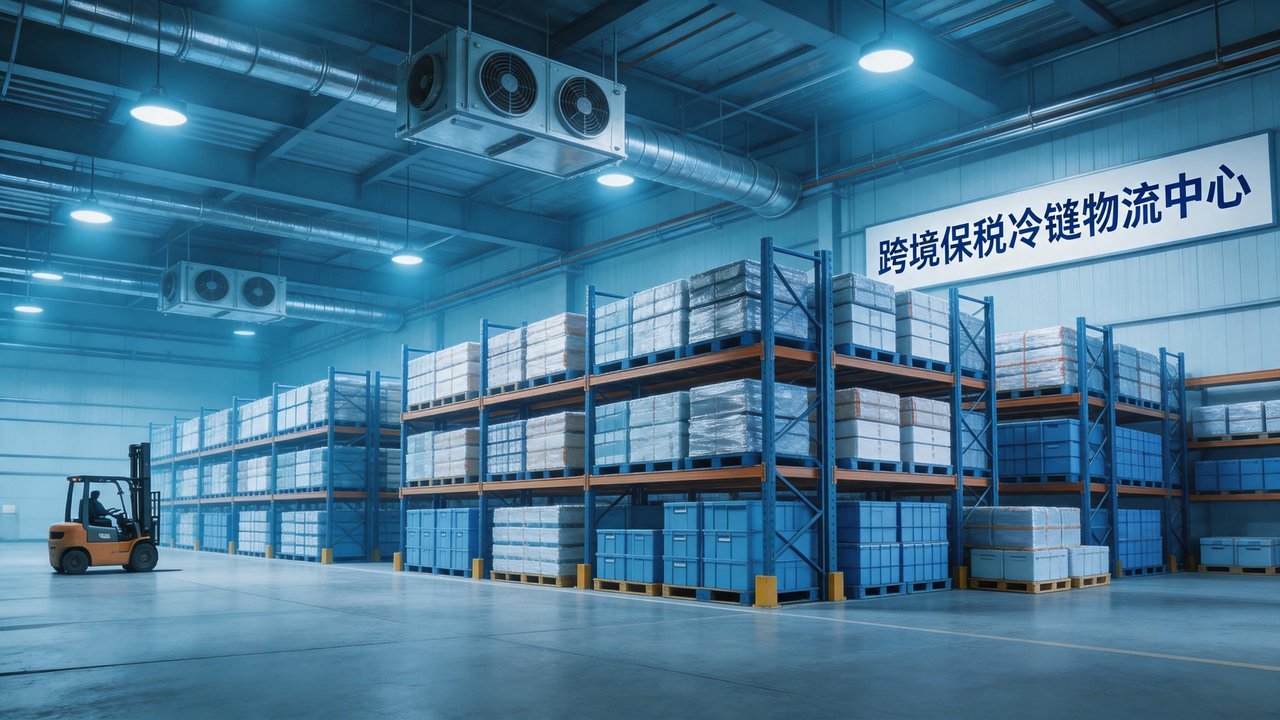 跨境冷链冷库封面