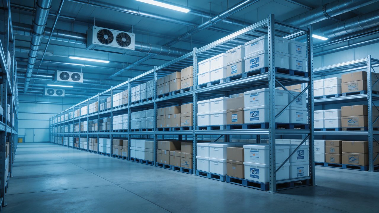 物流仓储现代化冷库