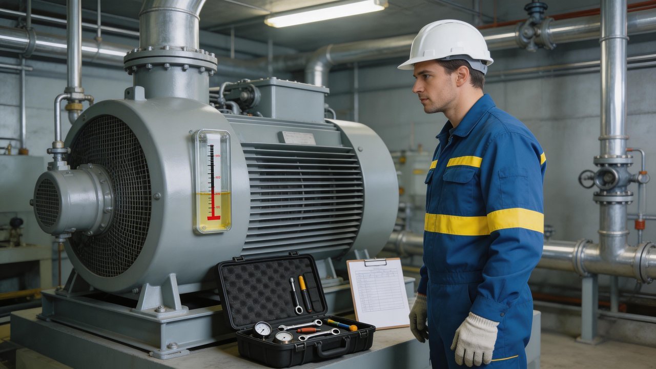 冷库润滑油检查维护