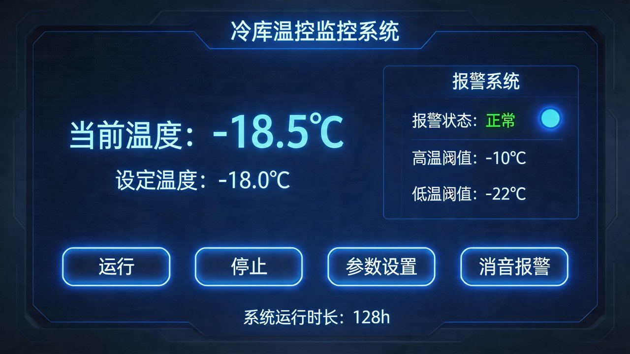 冷库温控监控面板